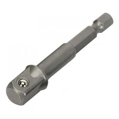 Socket Adaptor 1/4" Hex X 3/8" Square Drive