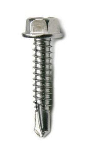 5/16"  Stainless Steel Hex Head Tek Screw - 1 1/4"