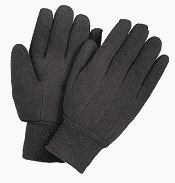 Gloves Brown Jersey