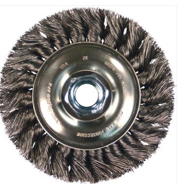 Brush Wire Wheel Stainless Steel Loose Crimp