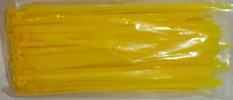 Zip Tie - Yellow (Package of 100)