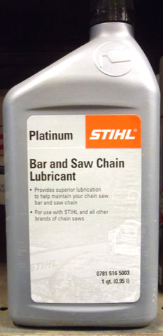 Oil Chainsaw Bar & Chain Quart