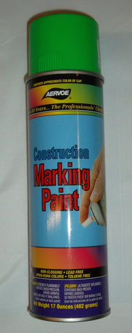 Paint Spray Marking Fluorescent Green