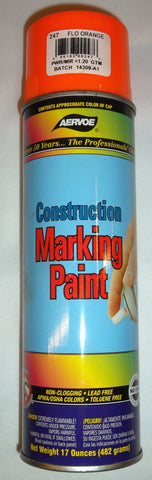 Paint Spray Marking Fluorescent Orange